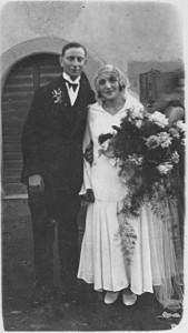 Parents' wedding, Bollwiller, 1931